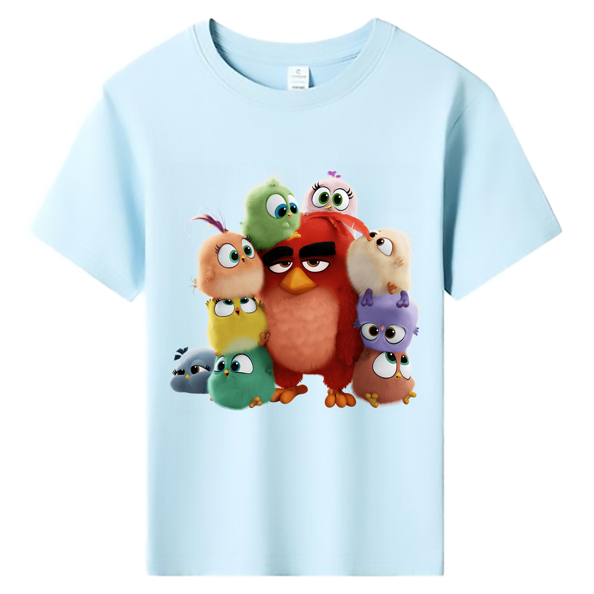 （画像用） Angry Birds アングリーバード 綿100％キッズTシャツ（フロントプリント）